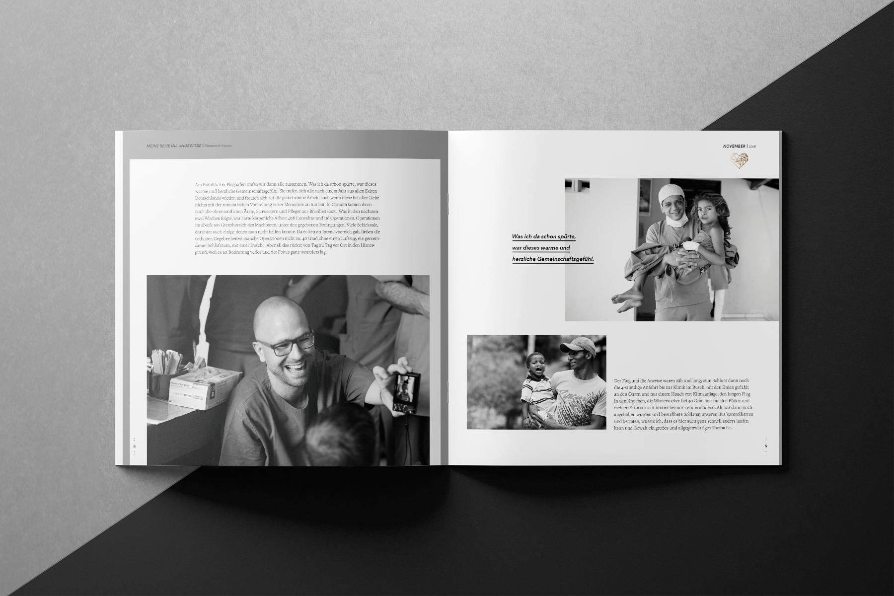 Editorial Design Katholische Kliniken Ruhrhalbinsel