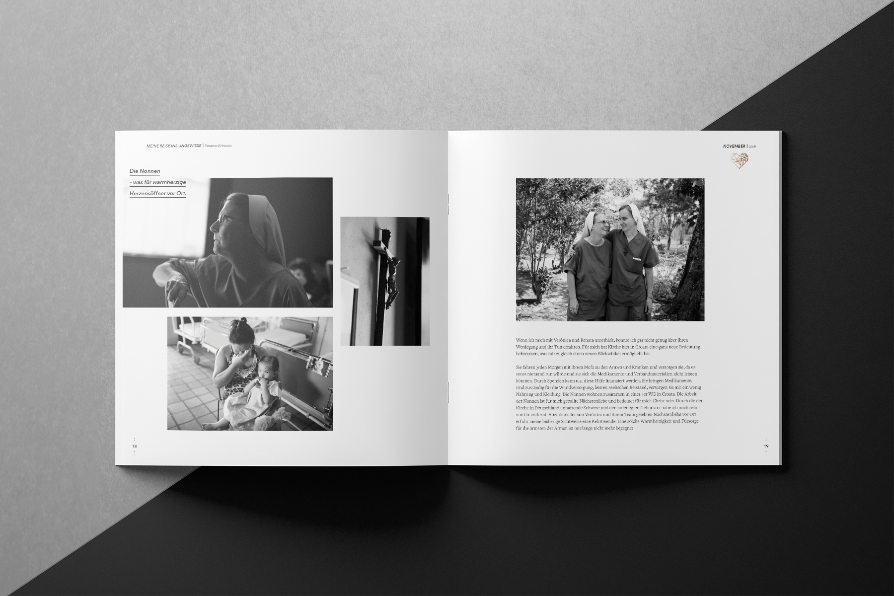 Editorial Design Katholische Kliniken Ruhrhalbinsel