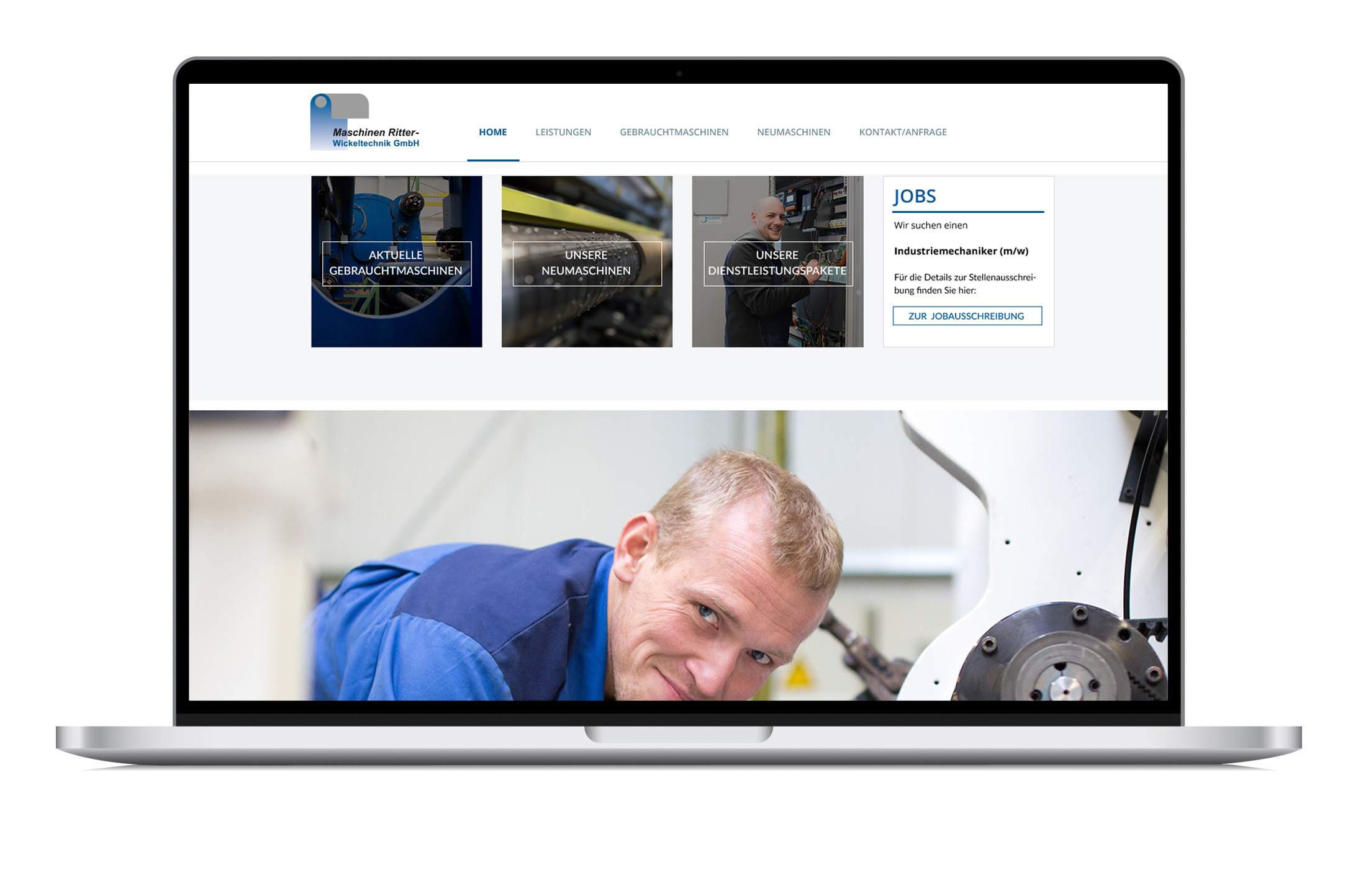 Maschinen-Ritter-Wickeltechnik-Homepage