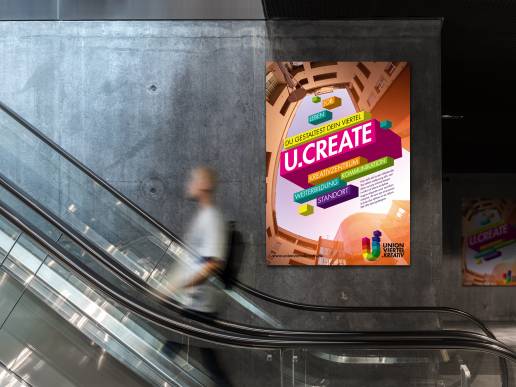 Unionviertel Kampagne Plakat