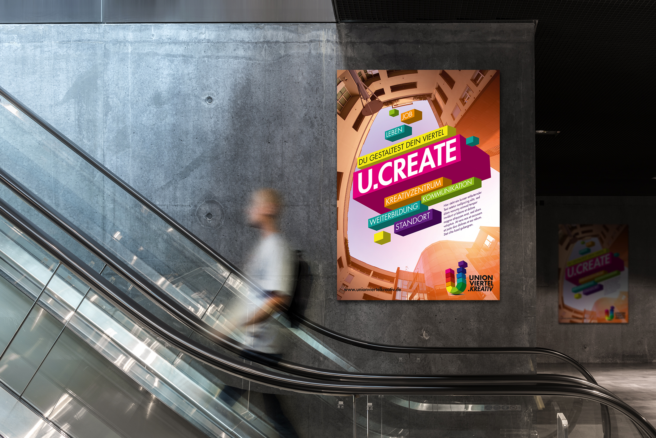 Unionviertel Kampagne Plakat